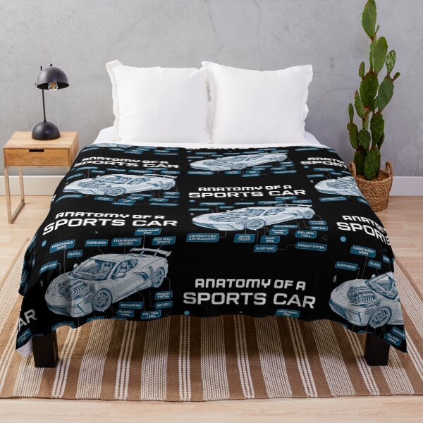 Item preview, Anatomy of a Sports Car - Racing Diagram Car Guy Gift designed and sold by 519xdesign.