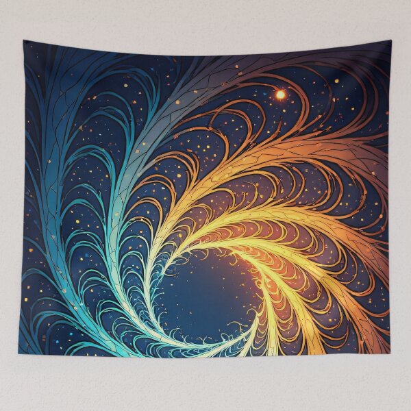 Item preview, Swirling colors in the cosmic dance of nature designed and sold by Mianku | Für das Leben.