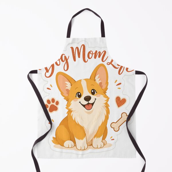 Item preview, Dog Mom Life — Corgi Calligraphy Sticker designed and sold by radou88.