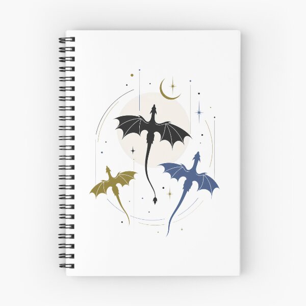 Item preview, Trio of Black, Gold and Navy Dragons - Fantasy Dragons designed and sold by Rising Drake.