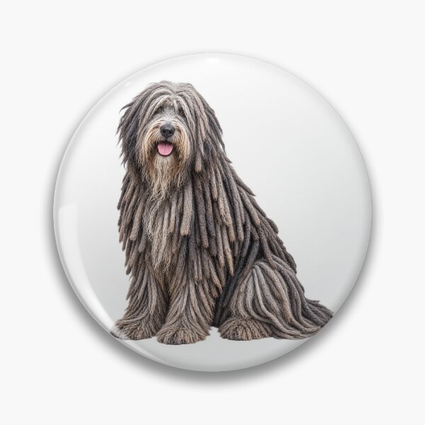 Item preview, Bergamasco Sheepdog Gray designed and sold by BackgroundND.