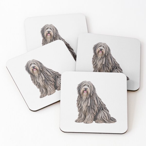 Item preview, Bergamasco Sheepdog Gray designed and sold by BackgroundND.