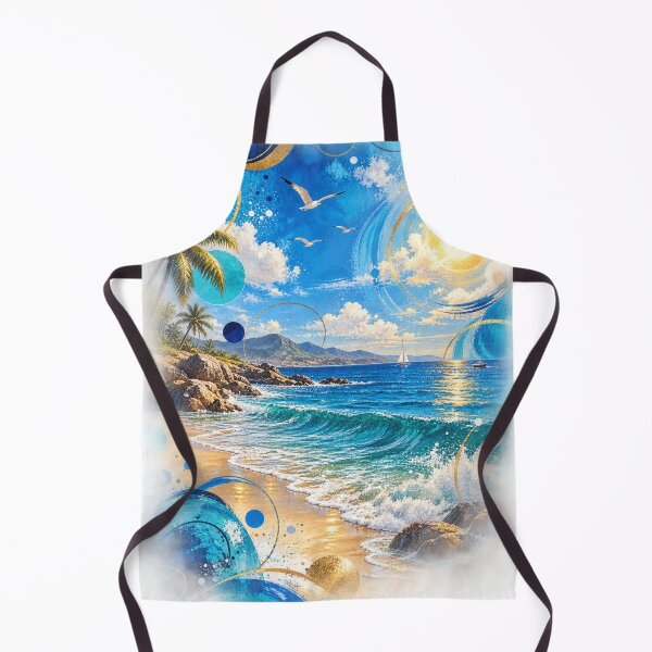 Item preview, Azure Summer Escape | Abstract Tropical Beach Art designed and sold by Zosera.