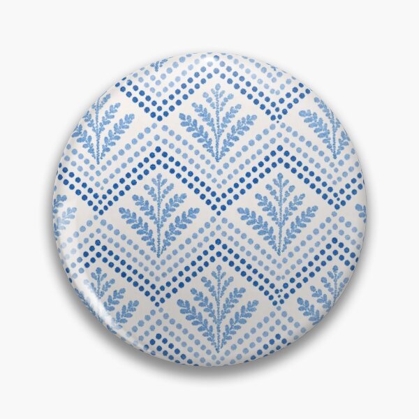 Item preview, Polish Pottery Fern Fronds Seamless Pattern | Boleslawiec Blue and White Folk Ceramic designed and sold by StickyGuys.