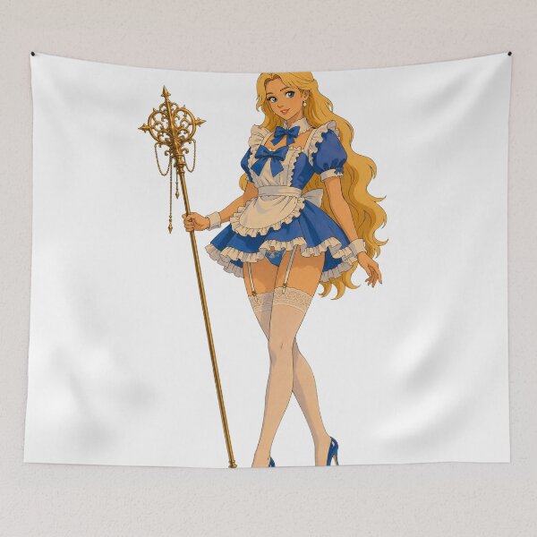 Item preview, Royal Maid Pin-Up – Classic Cartoon Princess designed and sold by  Hollow Moon Studios..