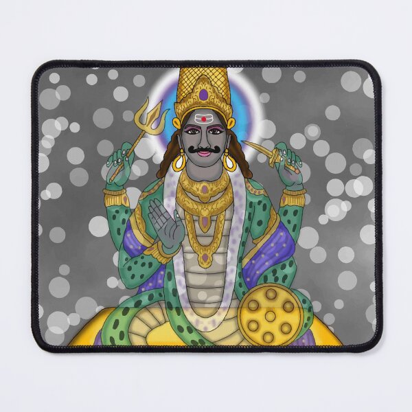 Item preview, Lord Rahu Artwork | Vedic Astrology Hindu Deity Digital Art & Spiritual Illustration designed and sold by Harshit_Digital_Arts.