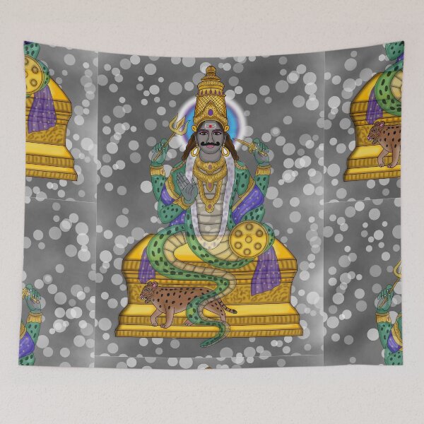 Item preview, Lord Rahu Artwork | Vedic Astrology Hindu Deity Digital Art & Spiritual Illustration designed and sold by Harshit_Digital_Arts.