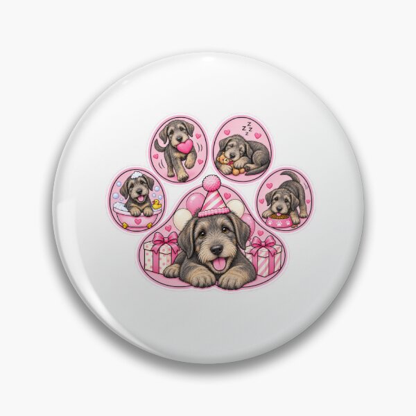 Item preview, Paw Print Irish Wolfhound Celebration designed and sold by TheAnimalZ00.