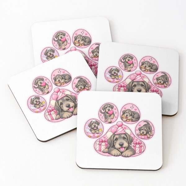 Item preview, Paw Print Irish Wolfhound Celebration designed and sold by TheAnimalZ00.