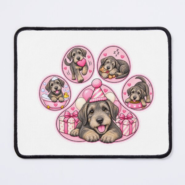 Item preview, Paw Print Irish Wolfhound Celebration designed and sold by TheAnimalZ00.