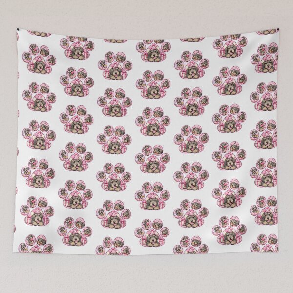 Item preview, Paw Print Irish Wolfhound Celebration designed and sold by TheAnimalZ00.