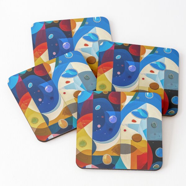 Item preview, Colorful Geometric Mosaic Abstract Art designed and sold by NizuCaCi.