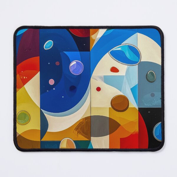 Item preview, Colorful Geometric Mosaic Abstract Art designed and sold by NizuCaCi.
