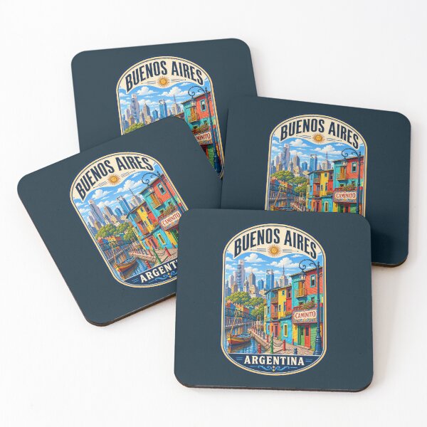 Item preview, Buenos Aires La Boca Caminito Argentina Vintage Travel Design designed and sold by Travel Souvenirs 30.