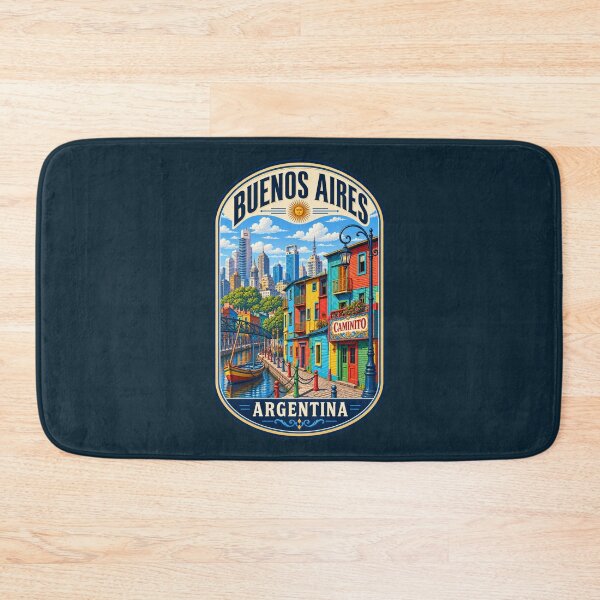 Item preview, Buenos Aires La Boca Caminito Argentina Vintage Travel Design designed and sold by Travel Souvenirs 30.