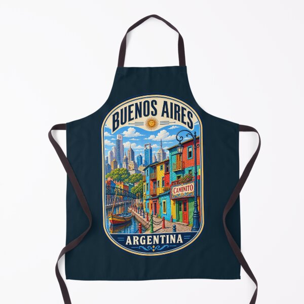 Item preview, Buenos Aires La Boca Caminito Argentina Vintage Travel Design designed and sold by Travel Souvenirs 30.