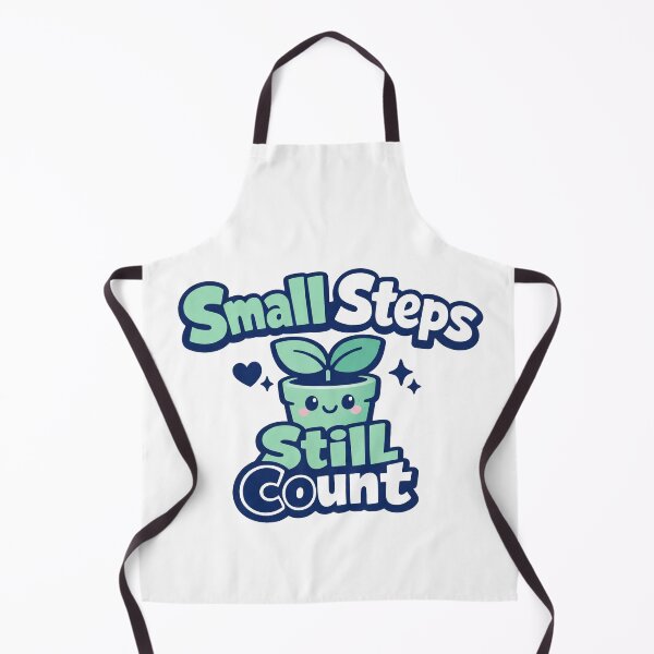 Item preview, Small Steps Still Count Cute Plant Pot Motivational Design designed and sold by Art JSMY.