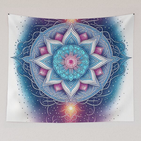 Item preview, Geometric Mandala Flower of Life Awakening designed and sold by Mianku | Für das Leben.