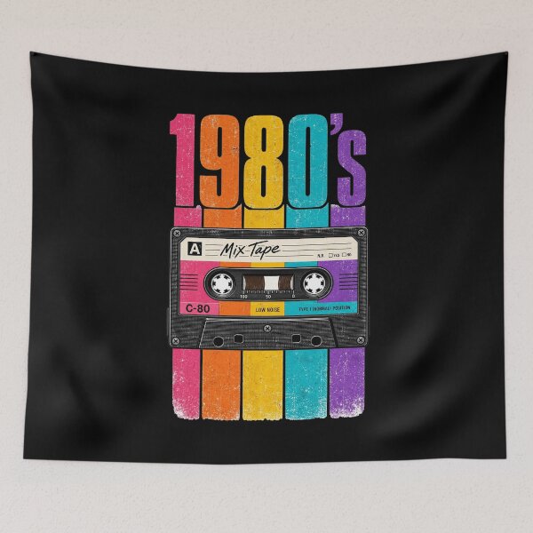 Item preview, 1980s Mixtape Cassette - Retro Music Nostalgia designed and sold by Graphic Vibe Designs.