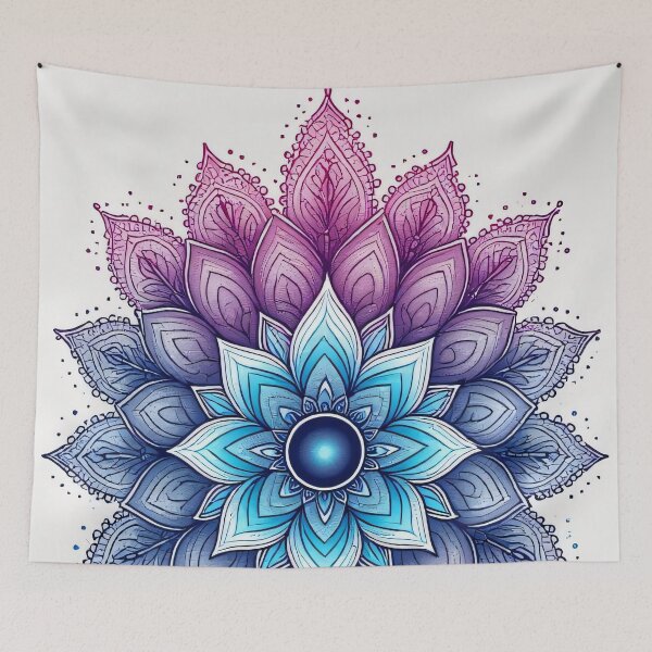 Item preview, A colorful flower of harmony and growth designed and sold by Mianku | Für das Leben.