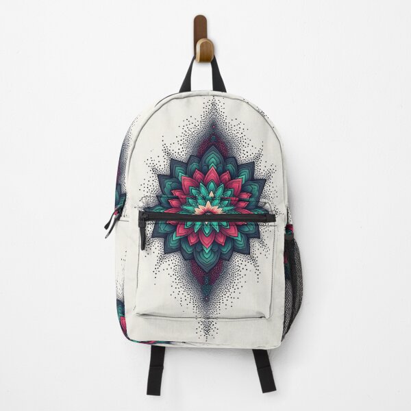 Item preview, Mysterious mandala blossoms in deep colors designed and sold by Mianku | Für das Leben.
