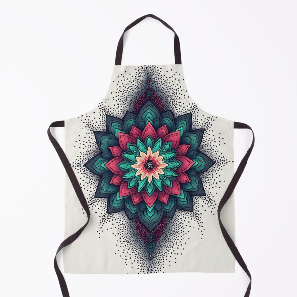 Item preview, Mysterious mandala blossoms in deep colors designed and sold by Mianku | Für das Leben.