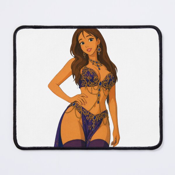 Item preview, Midnight Jewel Pin-Up – Arabian Fantasy Cartoon Girl designed and sold by Hollow Moon Studios..
