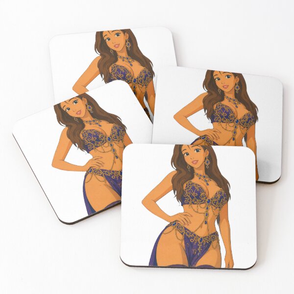 Item preview, Midnight Jewel Pin-Up – Arabian Fantasy Cartoon Girl designed and sold by  Hollow Moon Studios..