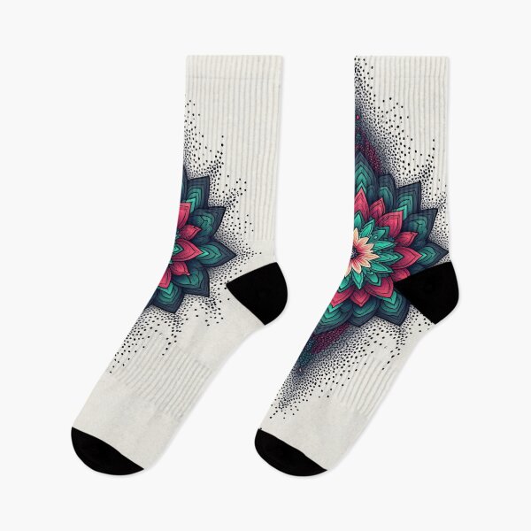 Item preview, Mysterious mandala blossoms in deep colors designed and sold by Mianku | Für das Leben.