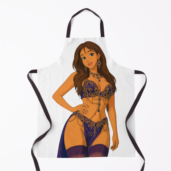 Item preview, Midnight Jewel Pin-Up – Arabian Fantasy Cartoon Girl designed and sold by Hollow Moon Studios..
