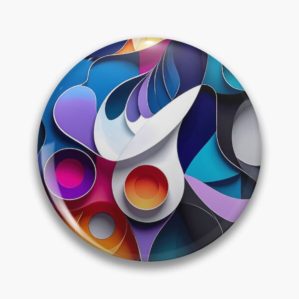 Item preview, Chromatic Flow Geometric Abstract Art designed and sold by NizuCaCi.