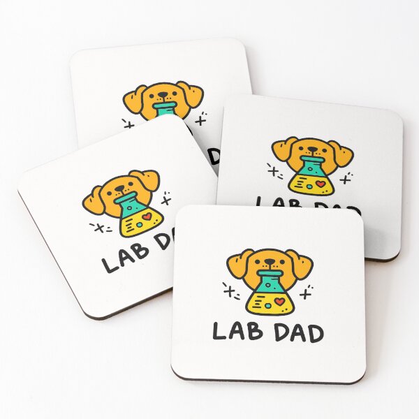 Item preview, Lab Dad – Cute Labrador Scientist Design for Dog Lovers designed and sold by Grumpy-Bob.