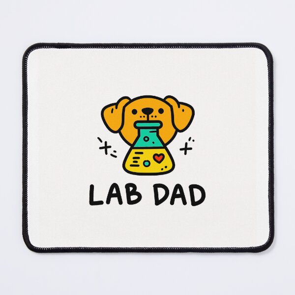Item preview, Lab Dad – Cute Labrador Scientist Design for Dog Lovers designed and sold by Grumpy-Bob.