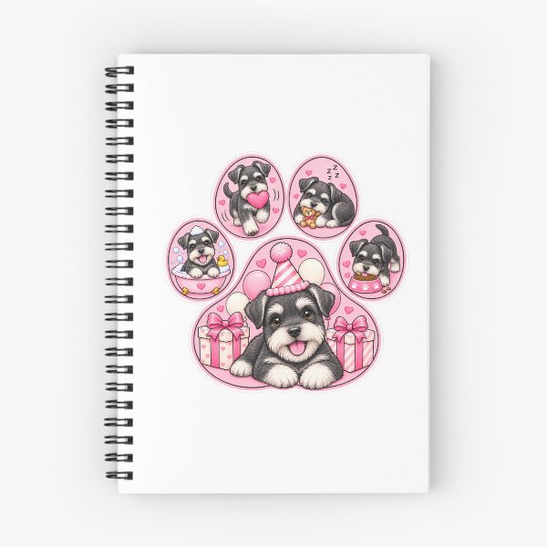 Item preview, Paw Print Miniature Schnauzer Celebration designed and sold by TheAnimalZ00.
