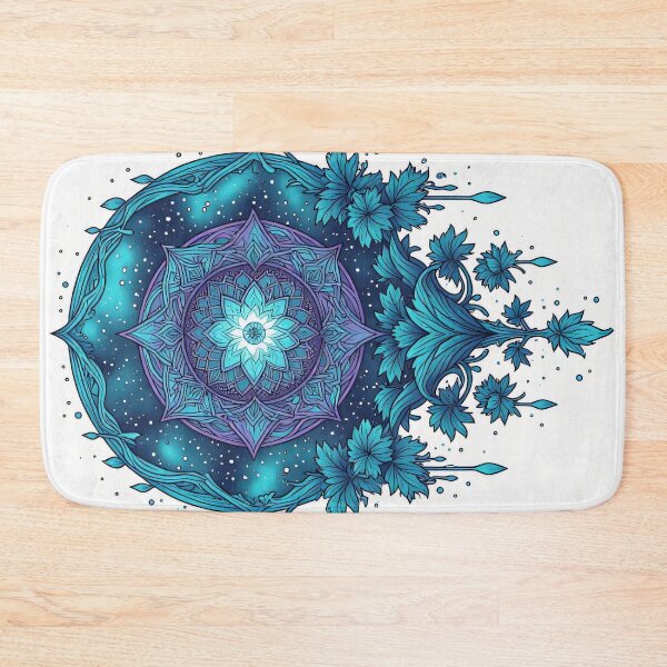 Item preview, Psychedelic forest clearing under cosmic light designed and sold by Mianku | Für das Leben.