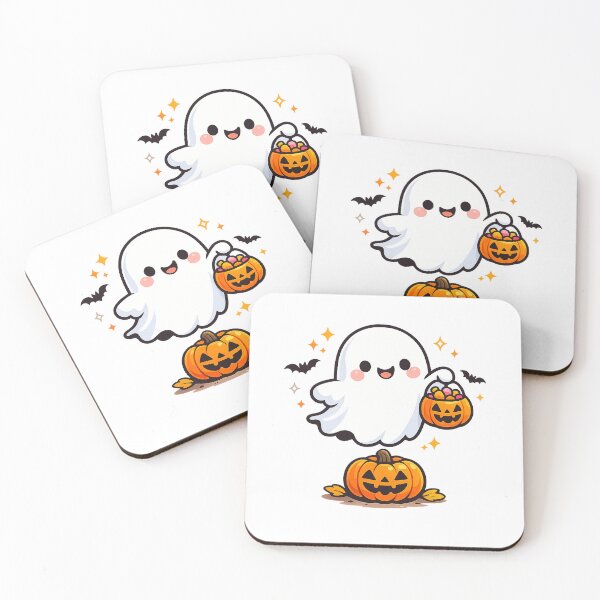 Item preview, Cute Ghost With Jack o lantern. designed and sold by T shirts Collective.