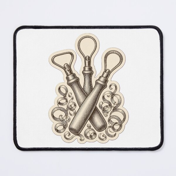 Item preview, Trimming Tools Trio | Vintage Pottery Tools Ceramicist Dark Academia Print designed and sold by StickyGuys.