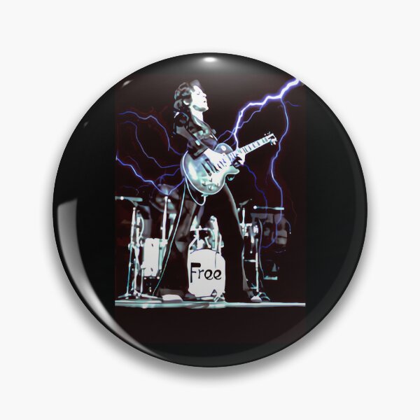 Item preview, Paul Kossoff Free Band Concert Lightning Poster designed and sold by FlorinGeo.