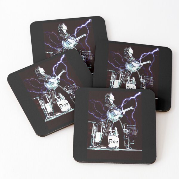 Item preview, Paul Kossoff Free Band Concert Lightning Poster designed and sold by FlorinGeo.