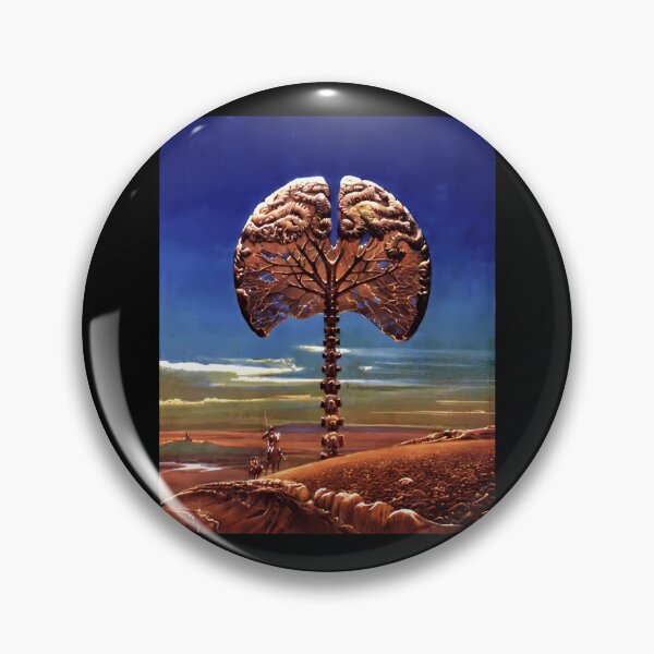 Item preview, Surreal Brain Tree Surreal Landscape Sci-Fi Poster designed and sold by FlorinGeo.