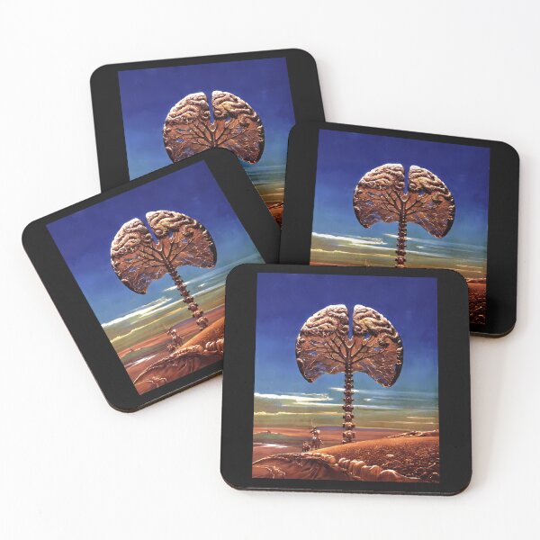 Item preview, Surreal Brain Tree Surreal Landscape Sci-Fi Poster designed and sold by FlorinGeo.