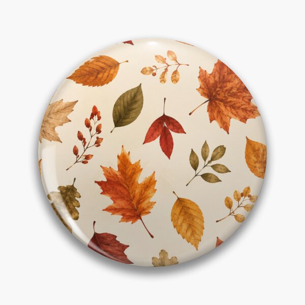 Item preview, Autumn Leaves Seamless Pattern | Watercolor Fall Foliage | Botanical Nature Print | Cozy Seasonal Digital Artwork designed and sold by TheAllInStore.
