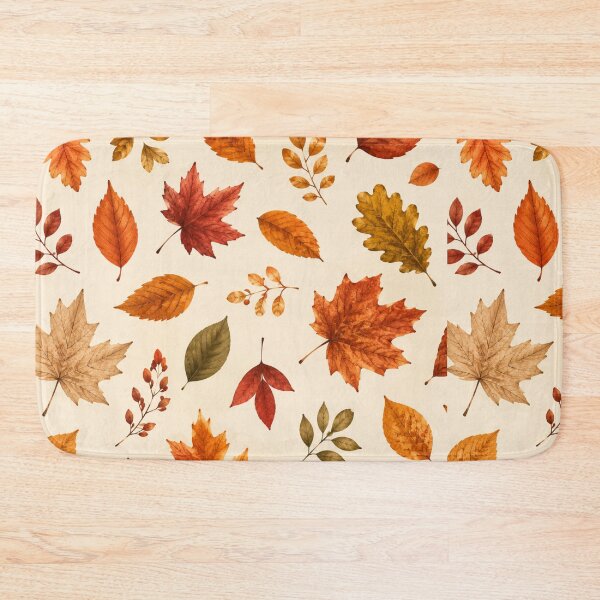 Item preview, Autumn Leaves Seamless Pattern | Watercolor Fall Foliage | Botanical Nature Print | Cozy Seasonal Digital Artwork designed and sold by TheAllInStore.
