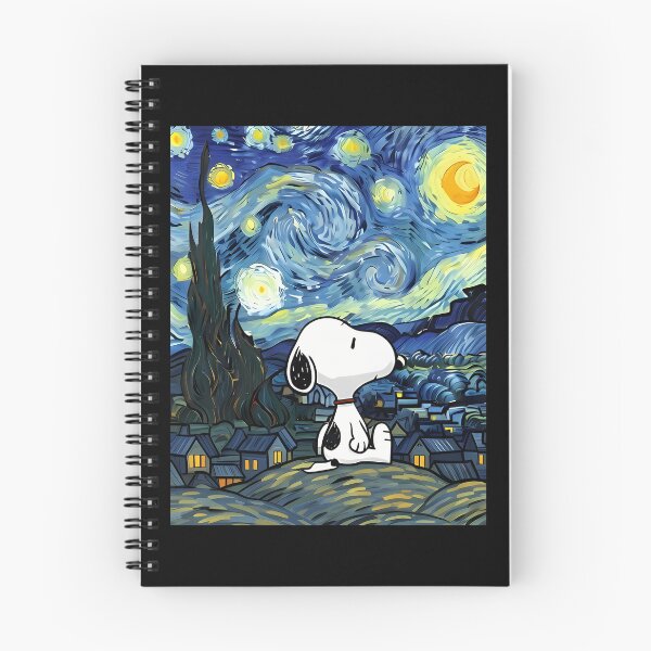 Item preview, Snoopy vanGogh Cute Starry Night designed and sold by Kwaiianabshopp.