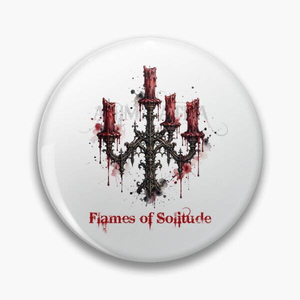 Item preview, Flames of Solitude - Gothic Watercolor designed and sold by Anima Atra.