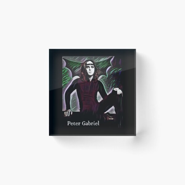 Item preview, Genesis Peter Gabriel Bat Wings Poster designed and sold by FlorinGeo.
