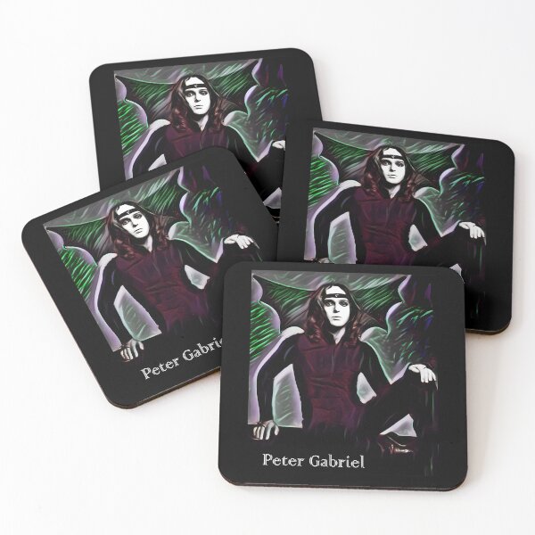 Item preview, Genesis Peter Gabriel Bat Wings Poster designed and sold by FlorinGeo.