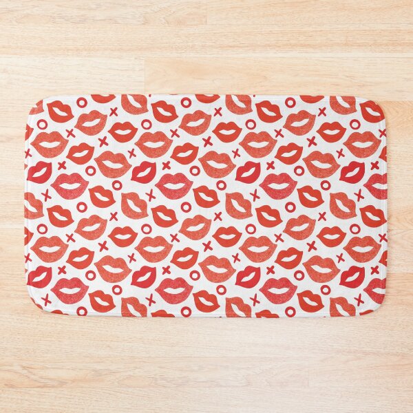 Item preview, Kisses and XO Red Glitter Lips designed and sold by CI Creative Design LLC.