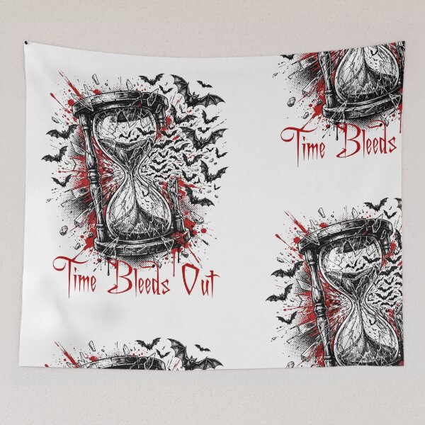 Item preview, Time Bleeds Out - Trash Polka Metal Art designed and sold by Anima Atra.