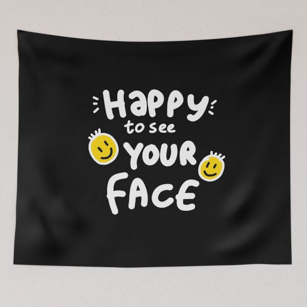 Item preview, Happy to See Your Face Funny Back to School Teacher Design designed and sold by Mustapha  ALAHAYANE.